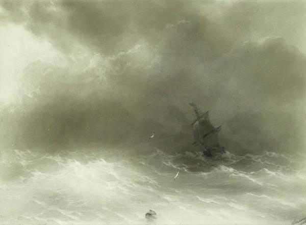 Ivan Aivazovsky A Strong Wind